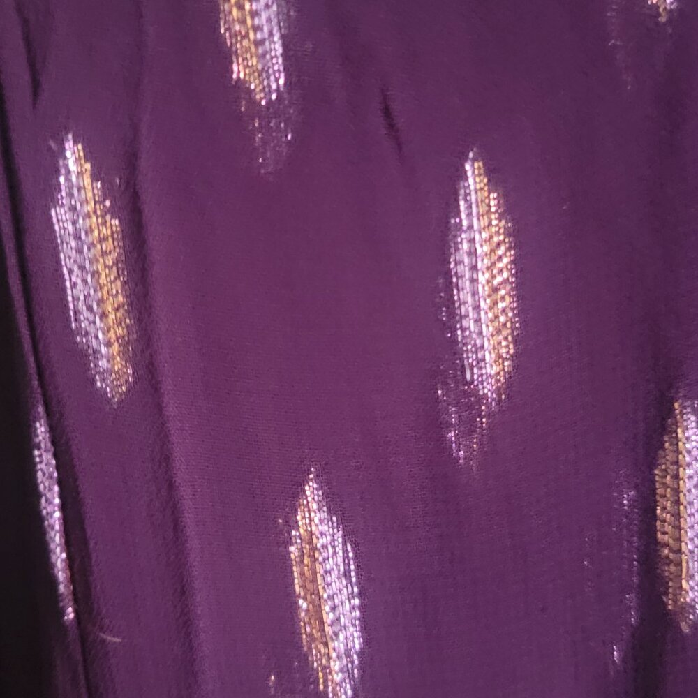 Idyllwind Jolly Metallic Clip Dot Dress Black Gold Silver NWOT - Picture 7 of 7